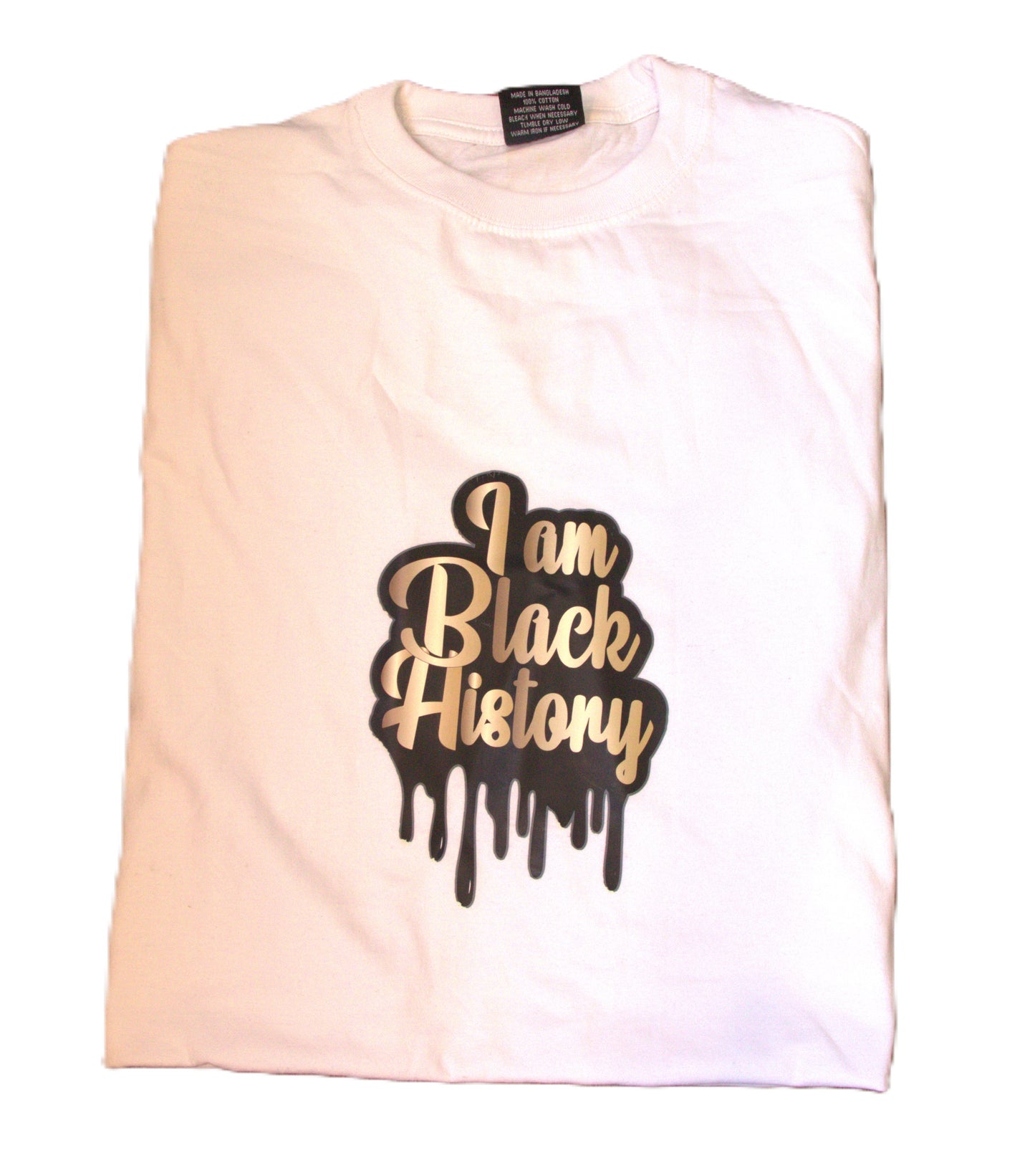 Size 4XL General Merchandise White Cotton Print T-shirt