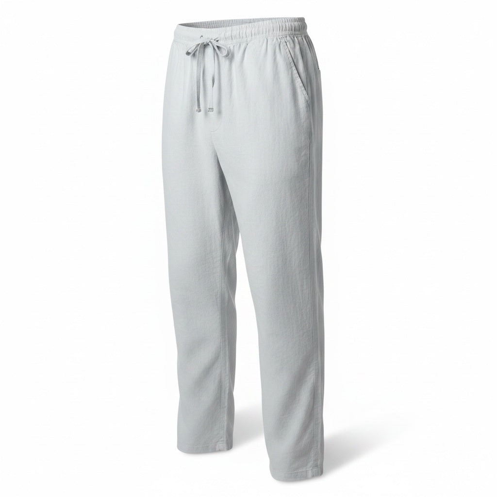 Size XXL Universal Thread White Linen Blend Solid Two Piece Casual Set
