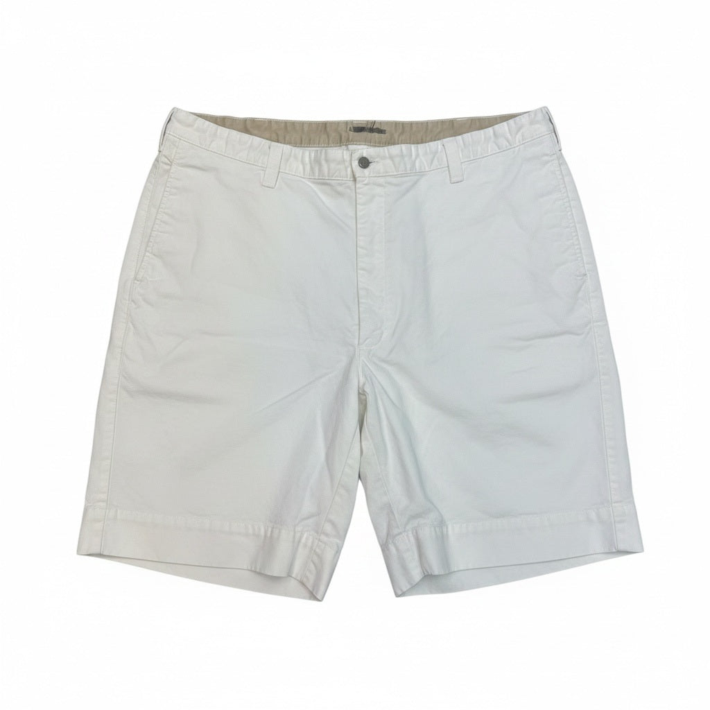 Size 40 South Bay OFF WHITE Cotton Solid Shorts