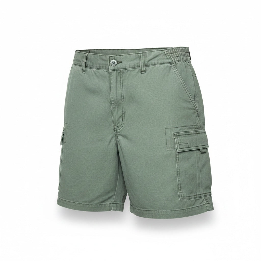 St. John Bay Khaki Green Cotton Solid Designer Cap