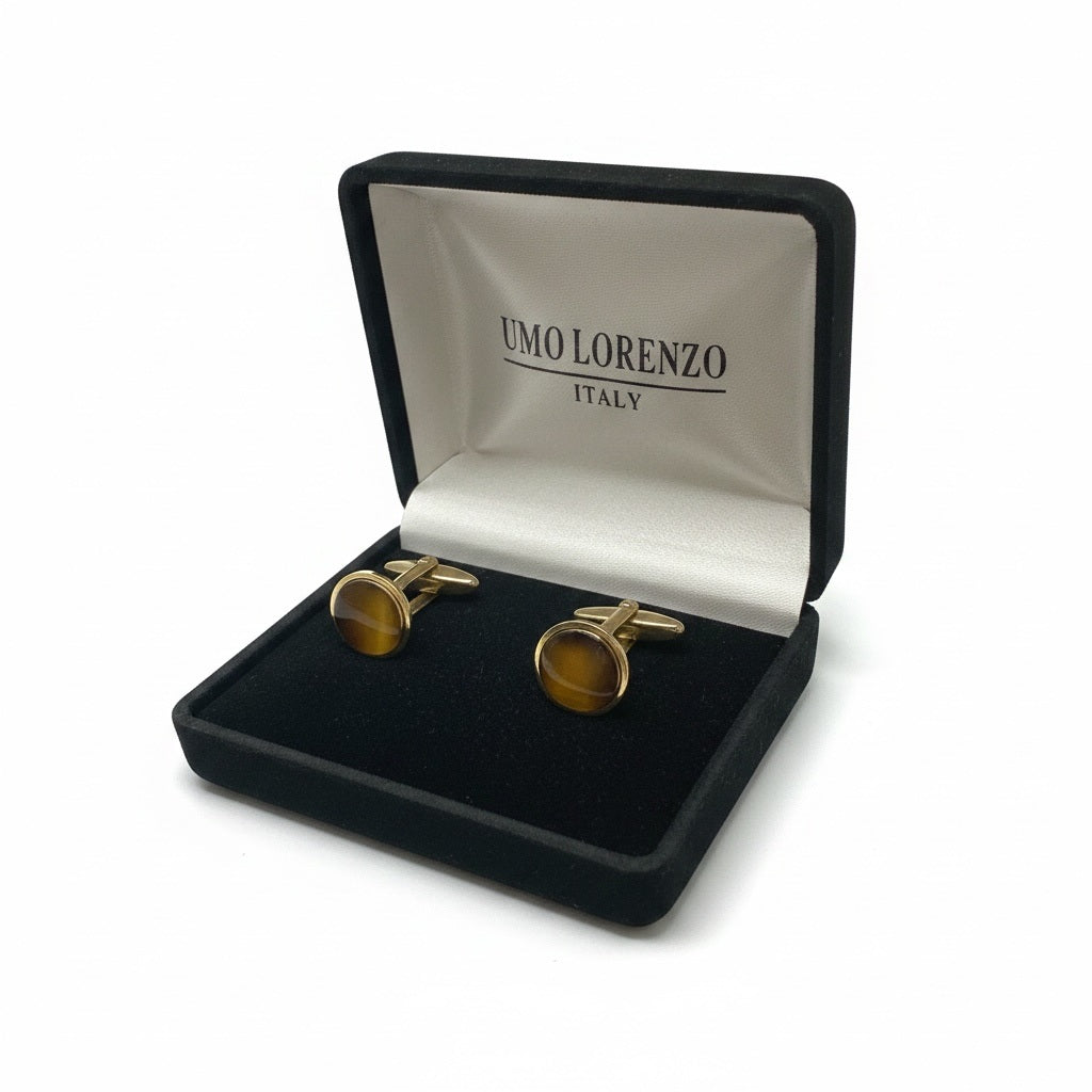 UMO Lorenzo BRONZE Solid Cufflinks
