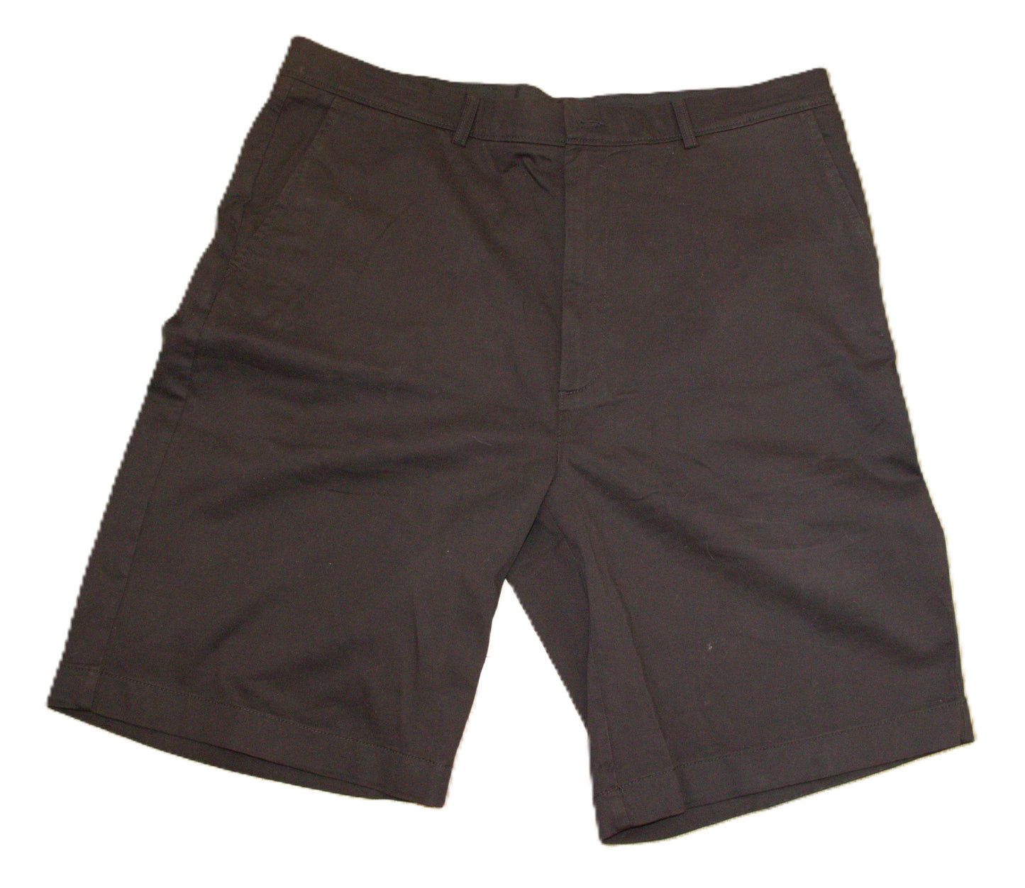 Size 42 Roundtree Yorke Black Cotton Blend Solid Shorts