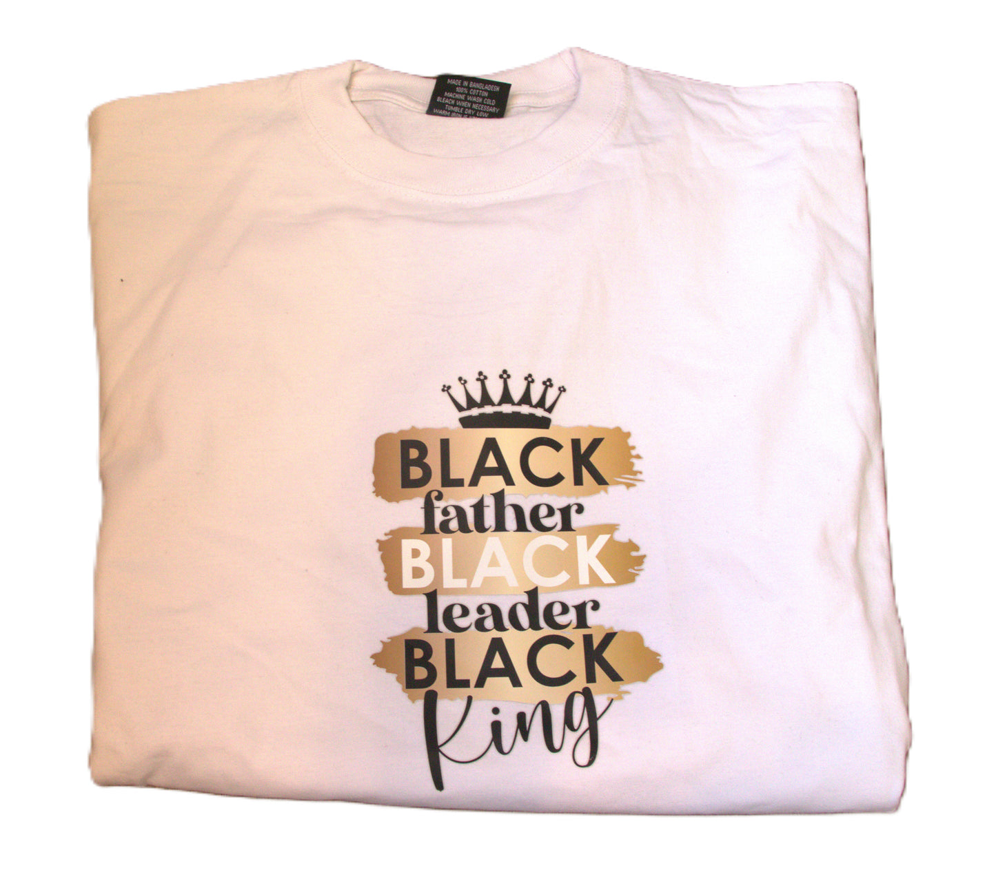 Size 4XL General Merchandise White Cotton Print T-shirt