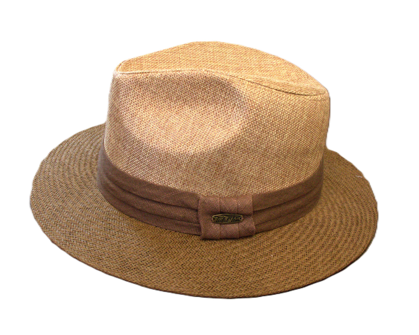 Tidal Tom Coco/Brown Straw Two Tone Size M/L Straw Hats