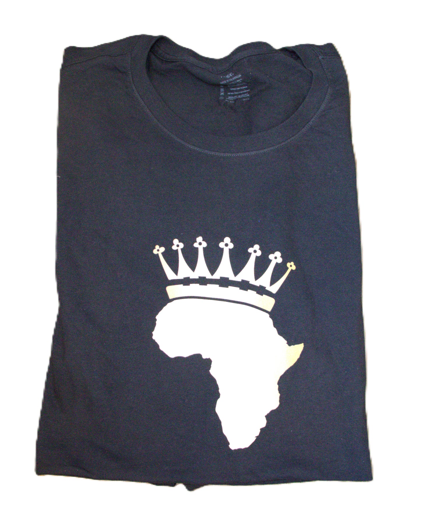 Size 4XL General Merchandise Black Cotton Print T-shirt