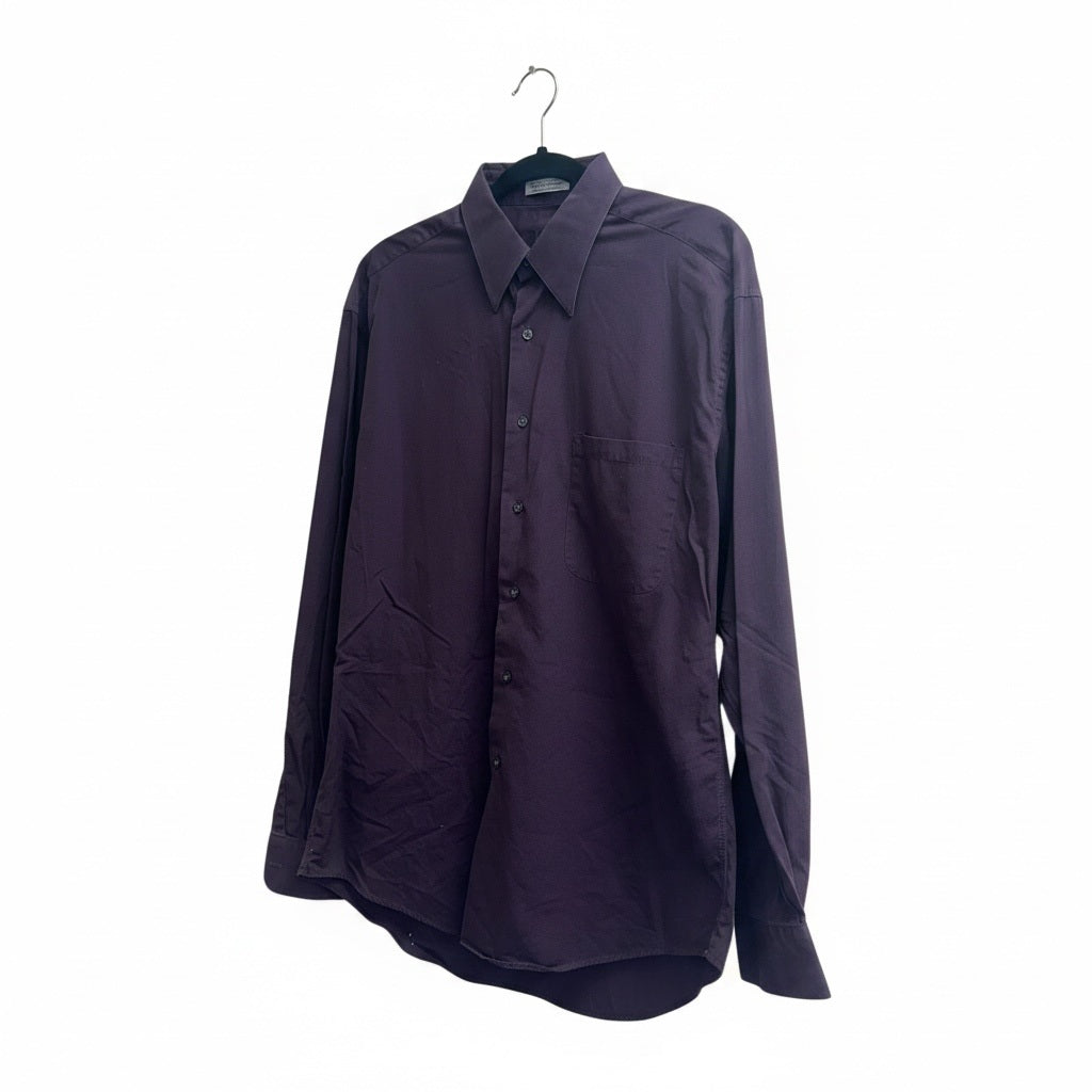 Size 15 1/2 Vito Rufolo Purple Long Sleeve Button Down