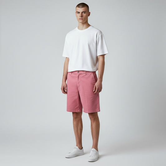 Size 34 Jos. A. Bank Dark Pink Cotton Solid Shorts
