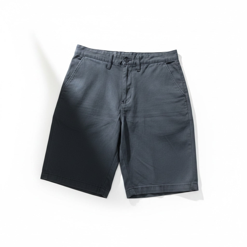 Size 34 Beverly Hills Black Cotton Solid Shorts