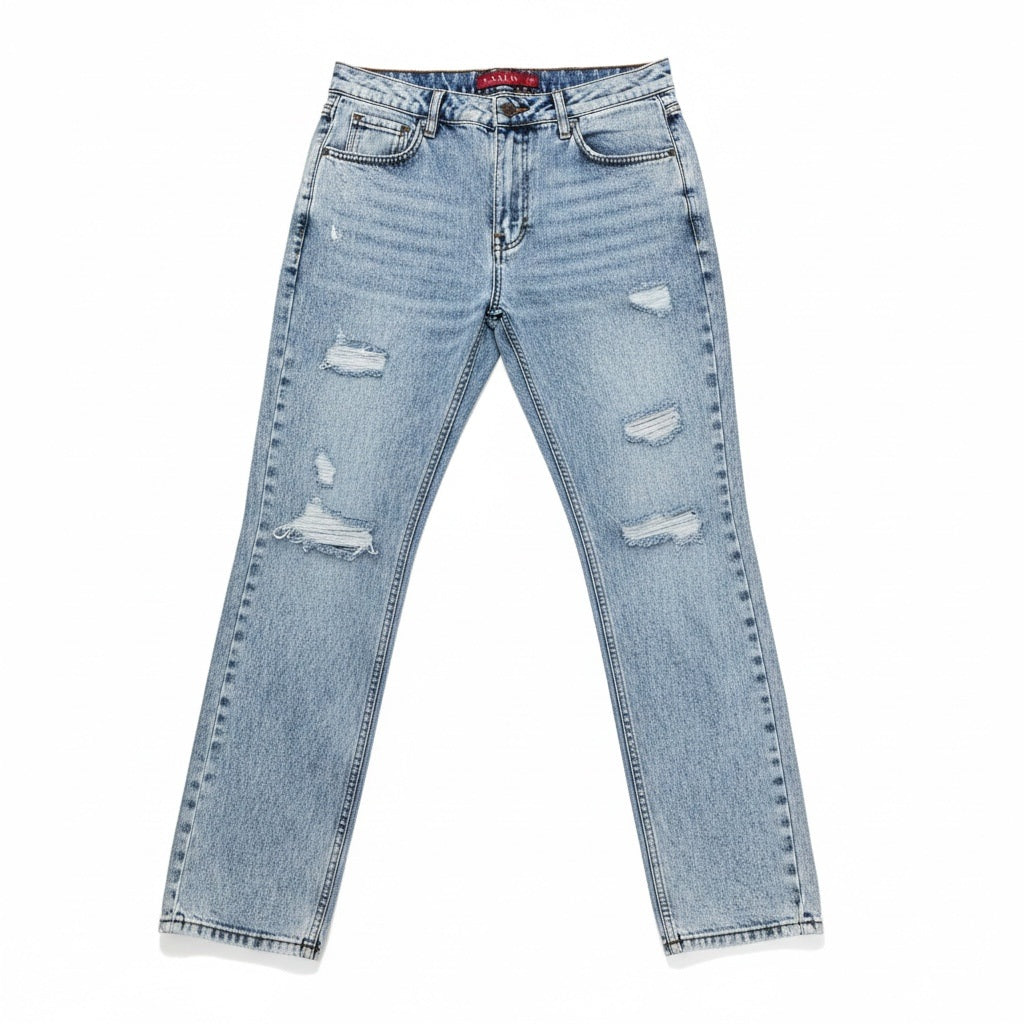 Size 36 Kaalu Blue/White Jean Splash Jeans