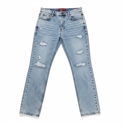 Size 36 Kaalu Blue/White Jean Splash Jeans