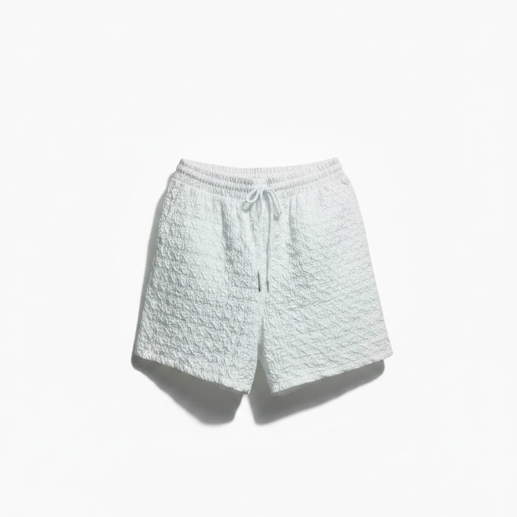 Size 2XL Universal Thread White Stretch Twill Design Pattern Short Sets