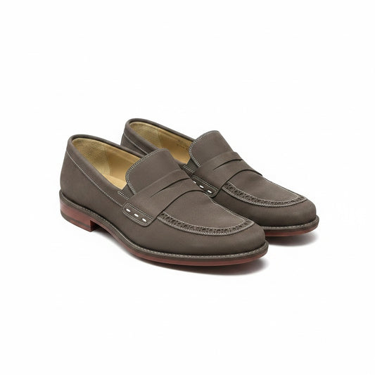 Shoe Size 8.5 Johnson Murphy Brown Suede Solid Misc. Shoes