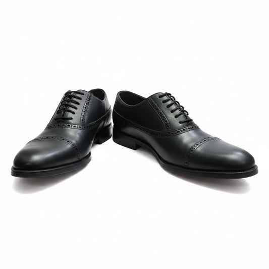 Shoe Size 11 Cole Haan Black Leather Solid Dress Shoes