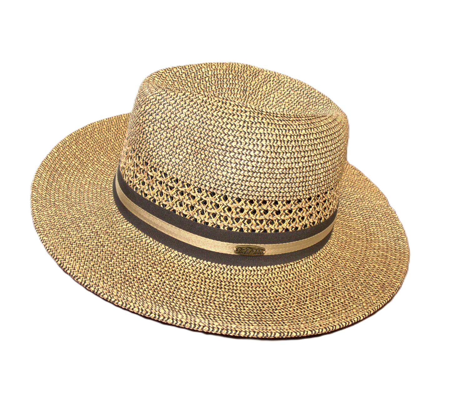 Tidal Tom Brown Straw TWEED Size M/L Straw Hats