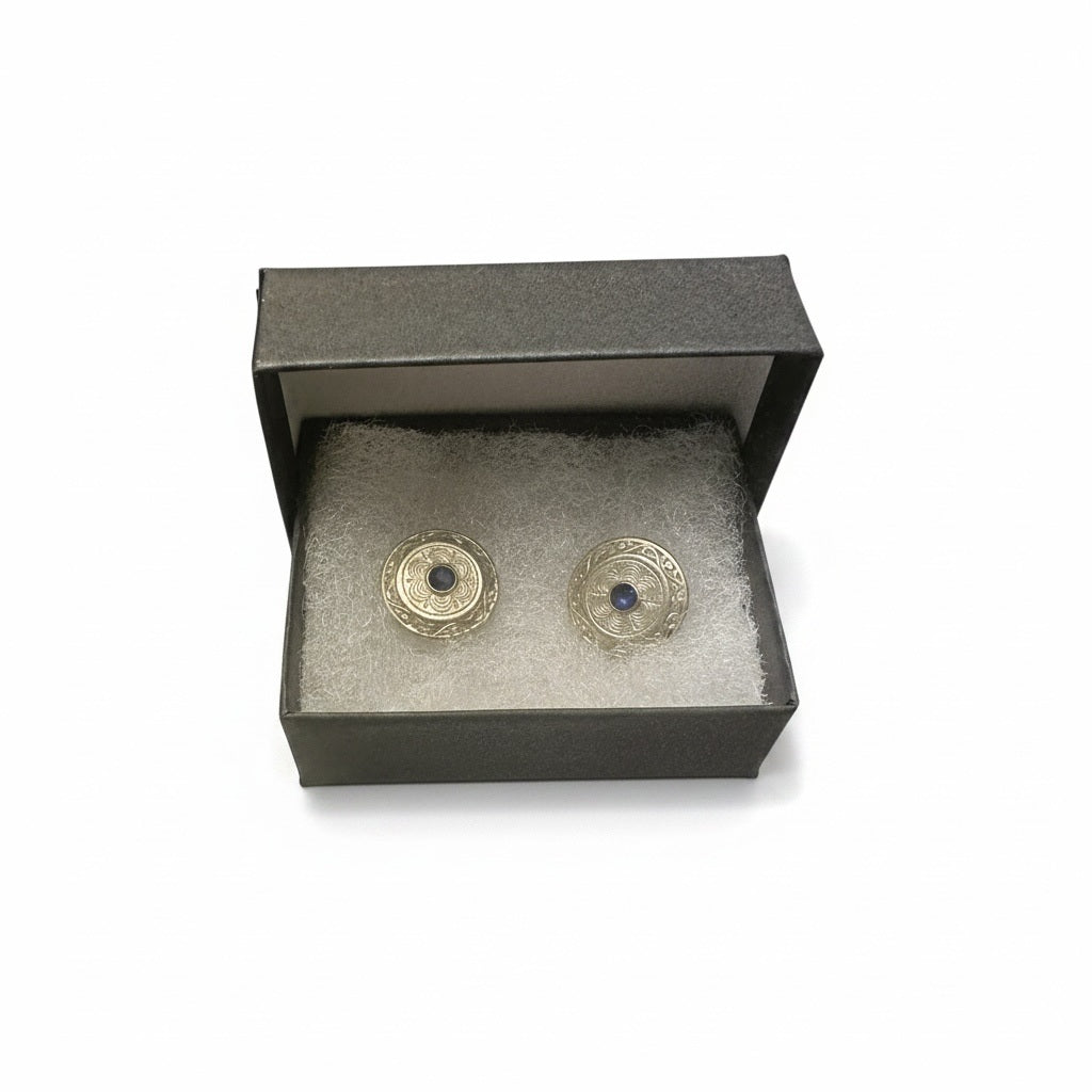 AG Silver Solid Cuff Links