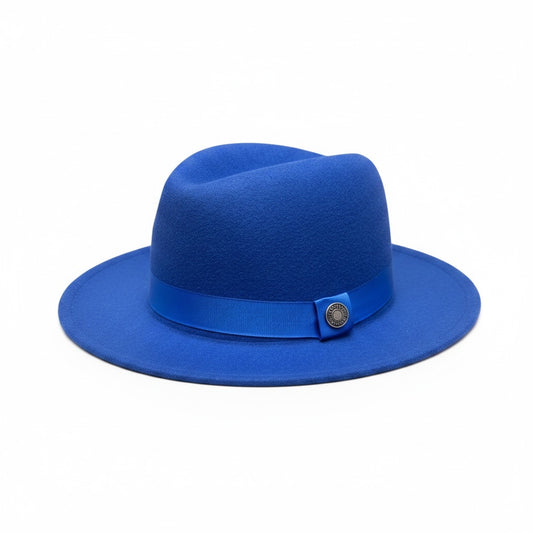 Vin-Hats Royal Blue Felt Solid Size One Size Fits HATS