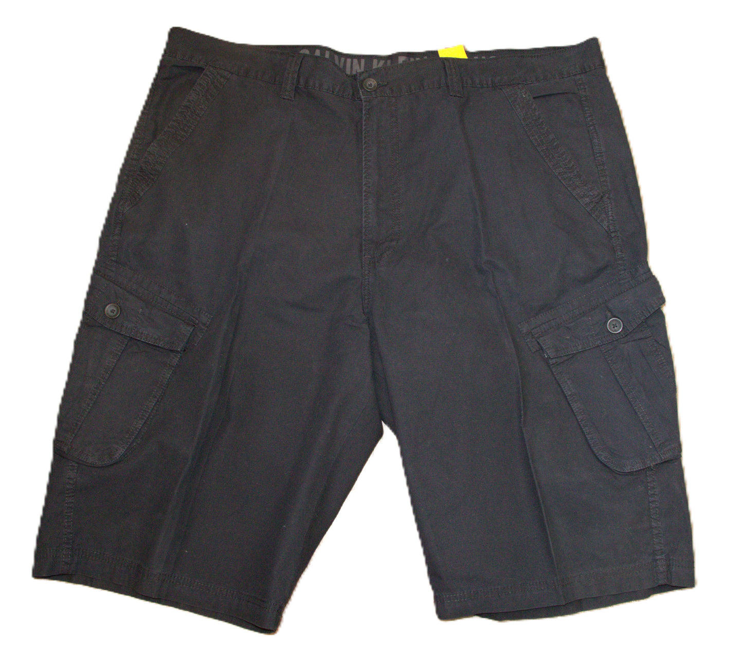 Size 48 Calvin Klein Black Cotton Solid Shorts