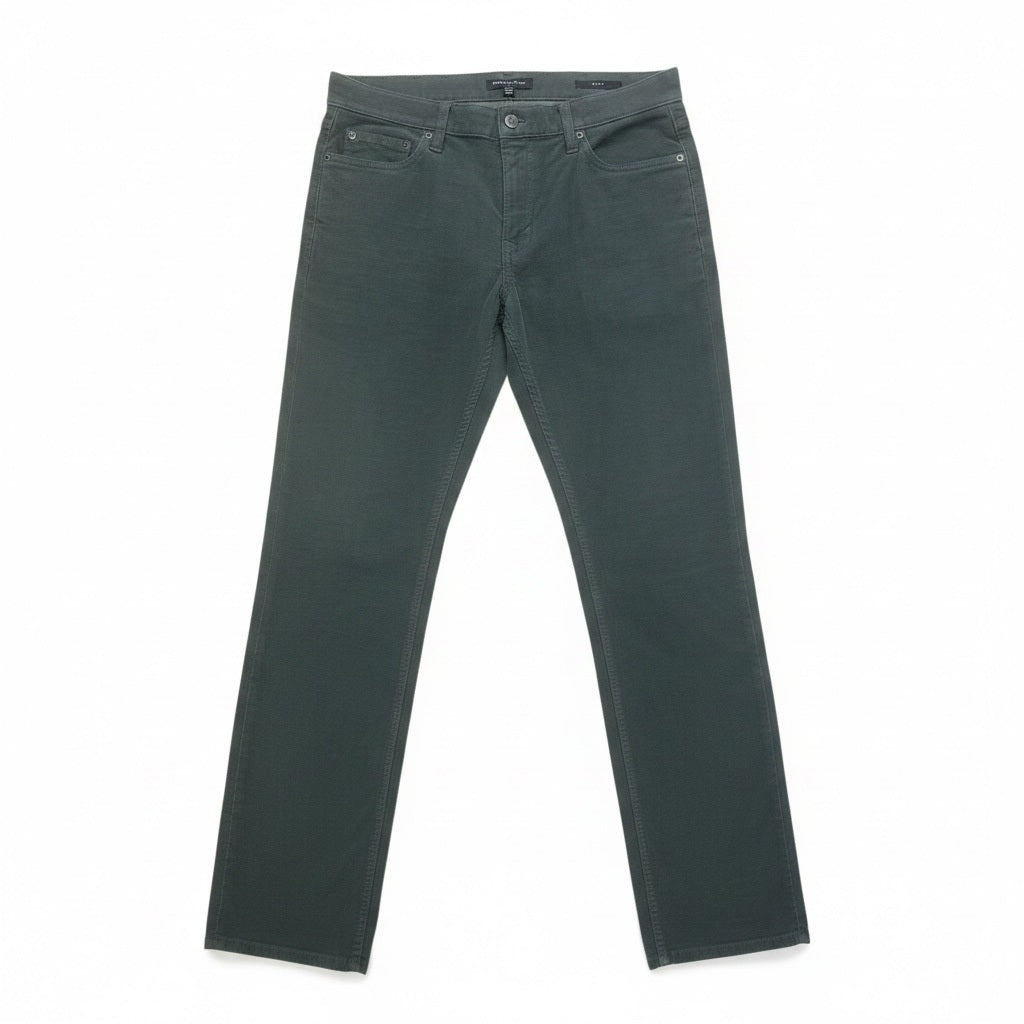 Size 33 Banana Republic Gray Cotton Solid Jeans