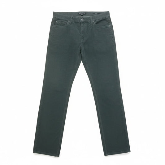 Size 33 Banana Republic Gray Cotton Solid Jeans