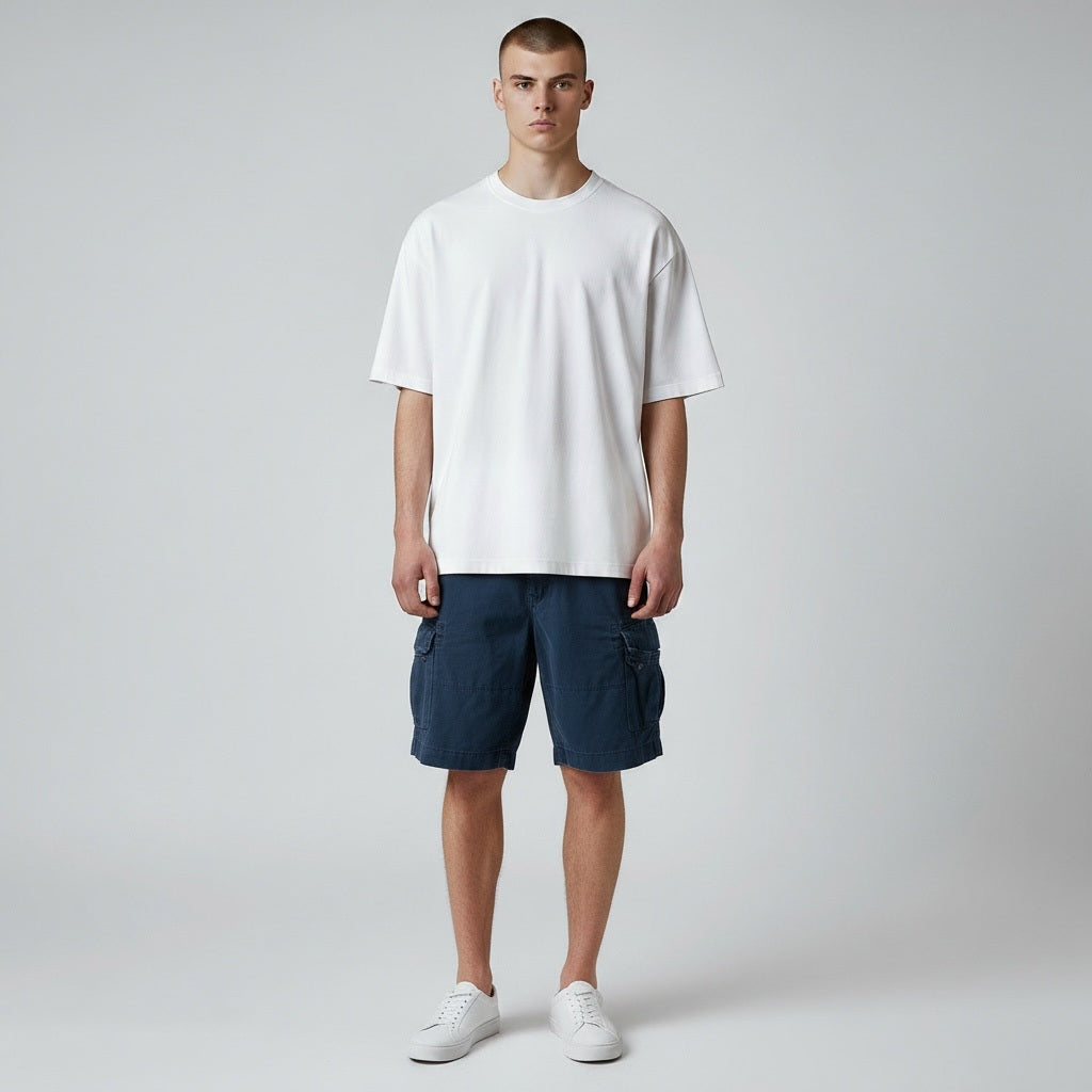 Size 48 Calvin Klein Black Cotton Solid Shorts